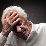 Stressed Elderly Man