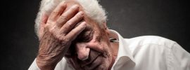 Stressed Elderly Man