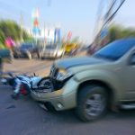 Car and Motorcycle Accident